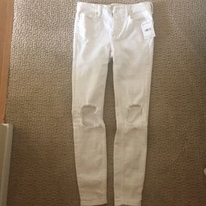Free People Busted Knee Skinny Jeans